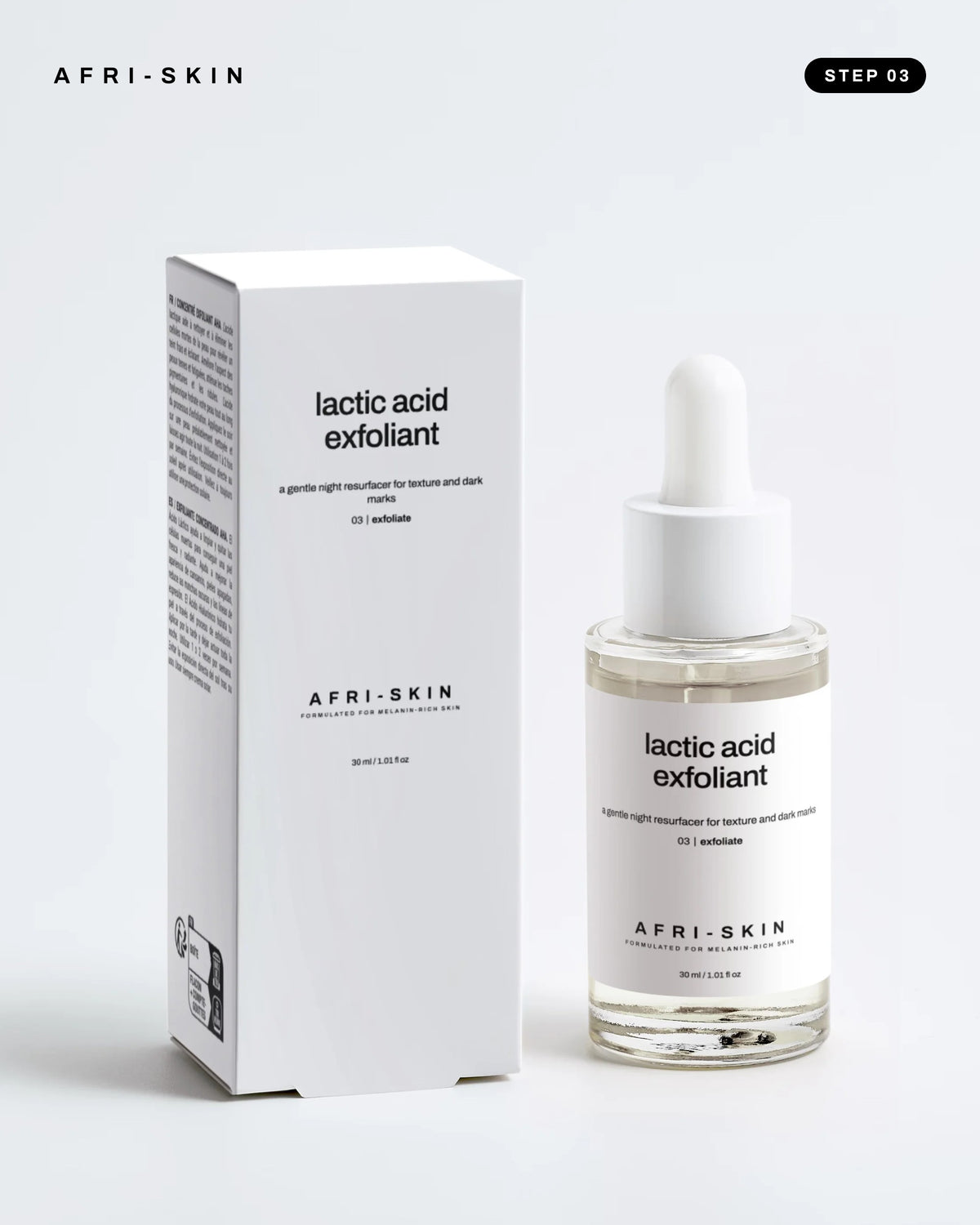 Lactic Acid Exfoliant, Afri-Skin